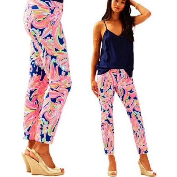 Lilly Pulitzer Pants - *SOLD* Lilly Pulitzer Kelly Skinny Pant Banana